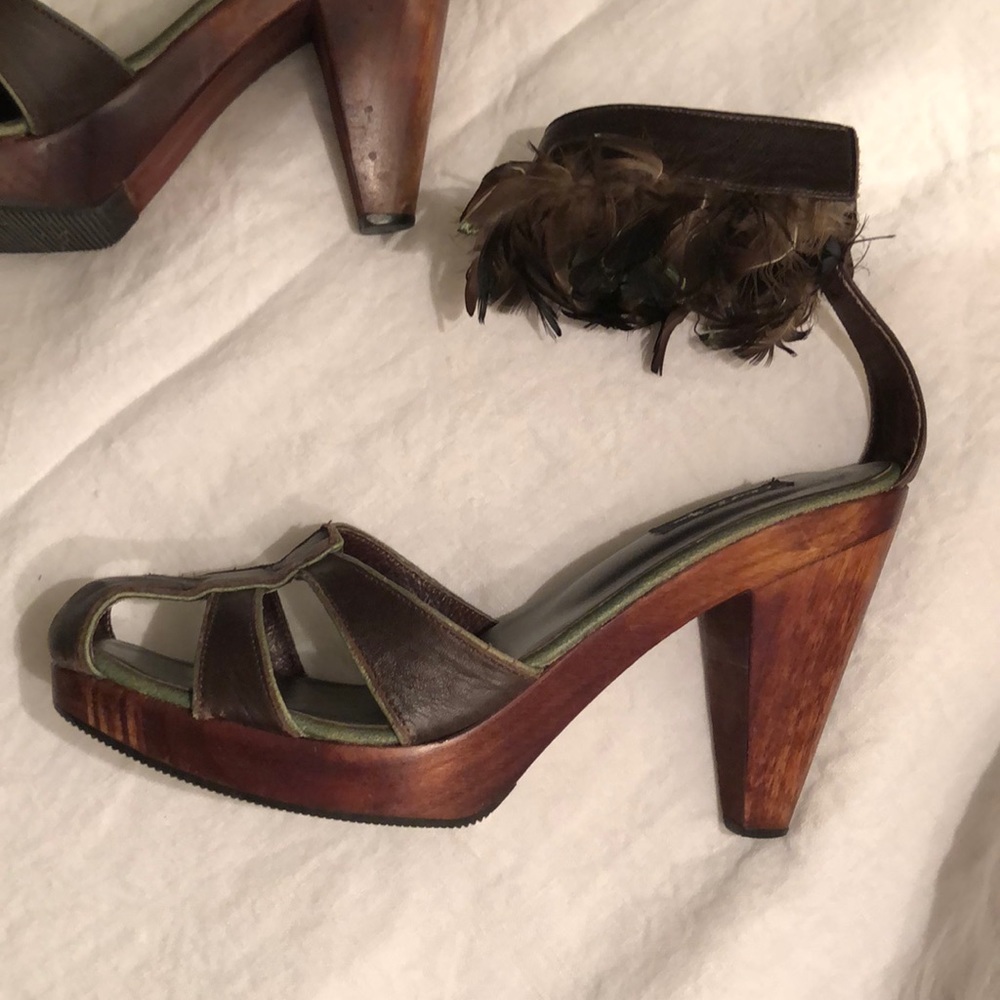 Clio La Rou leather heels from Anthropology